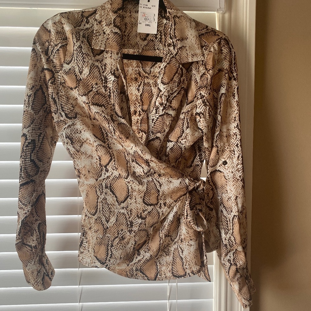 BNWT Kut From The Cloth animal print shirt